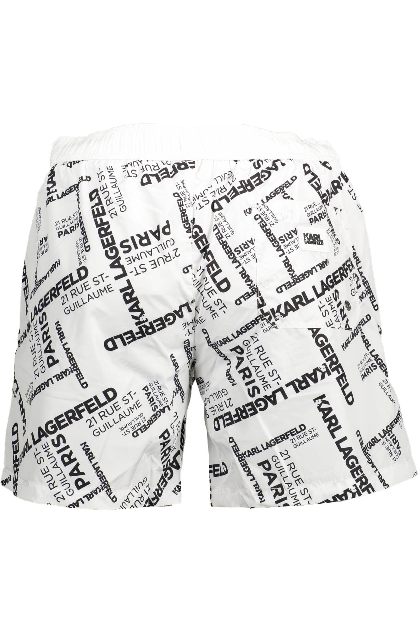 KARL LAGERFELD BEACHWEAR SWIMSUIT BOTTOM MEN WHITE-1