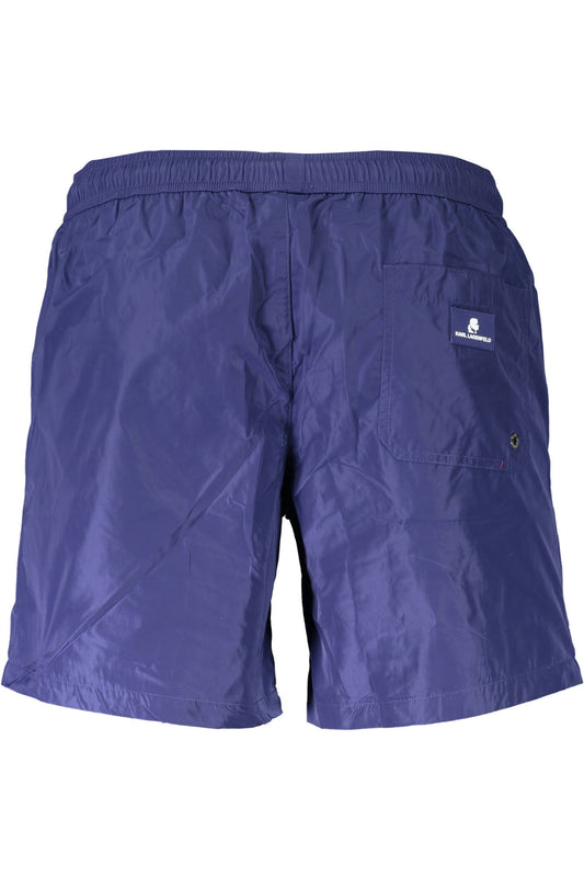KARL LAGERFELD BEACHWEAR SWIMSUIT BOTTOM MEN BLUE-1