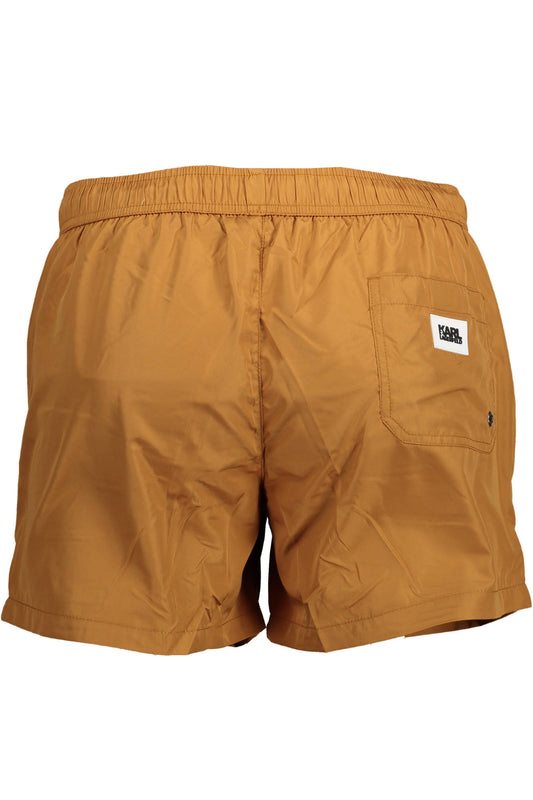 KARL LAGERFELD BEACHWEAR SWIMSUIT PARTS UNDER MAN BROWN-1