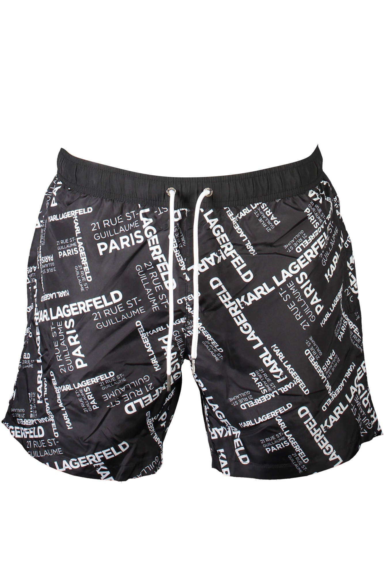 KARL LAGERFELD BEACHWEAR SWIMSUIT BLACK MEN'S BOTTOM-0