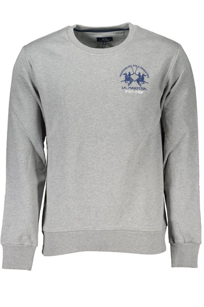 LA MARTINA MEN'S GRAY ZIPLESS SWEATSHIRT-0