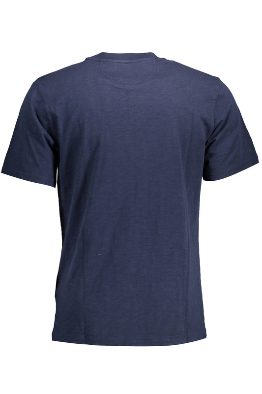 LA MARTINA MEN'S SHORT SLEEVE T-SHIRT BLUE-1