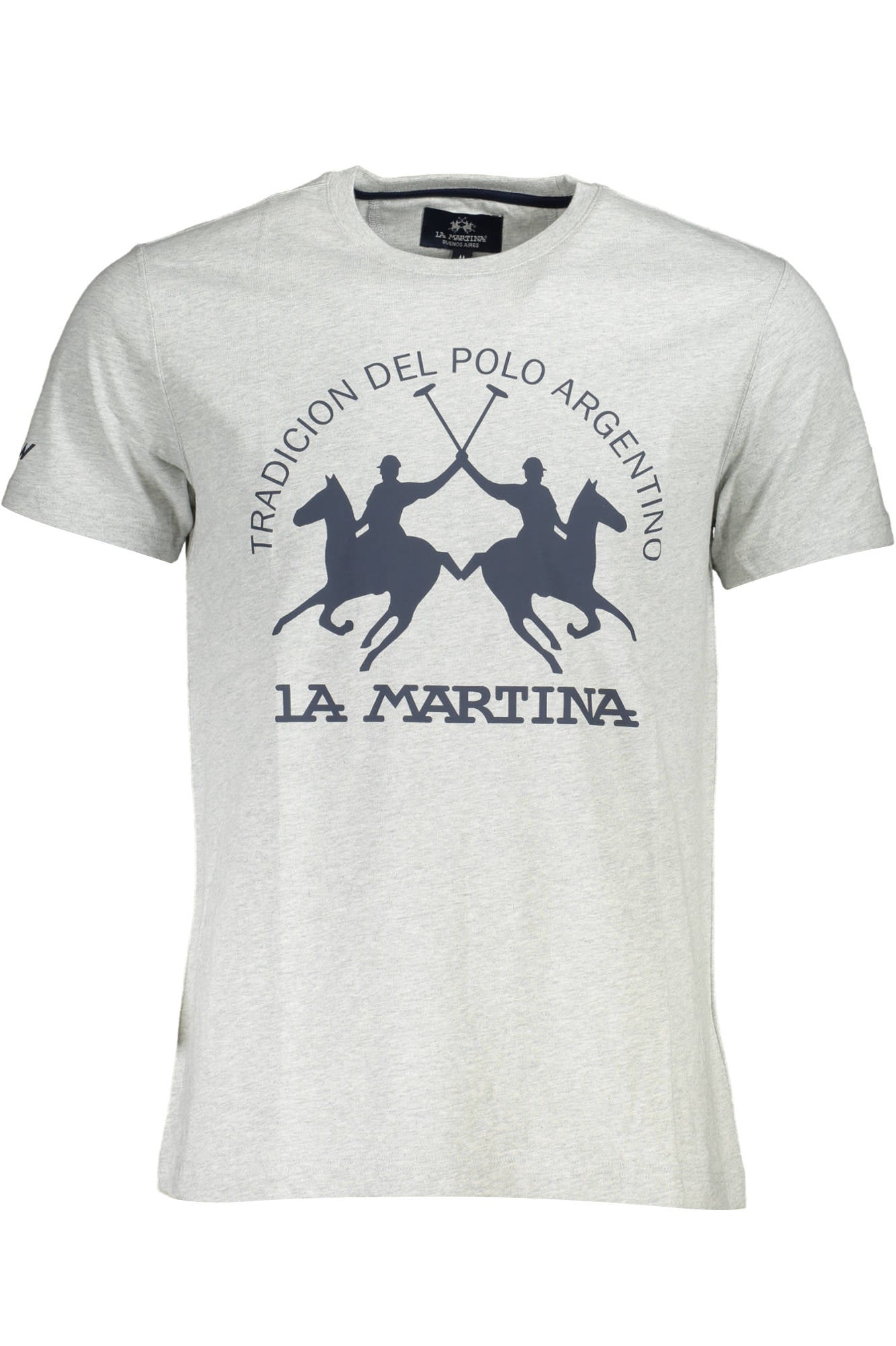 LA MARTINA SHORT SLEEVE T-SHIRT MEN GREY-0