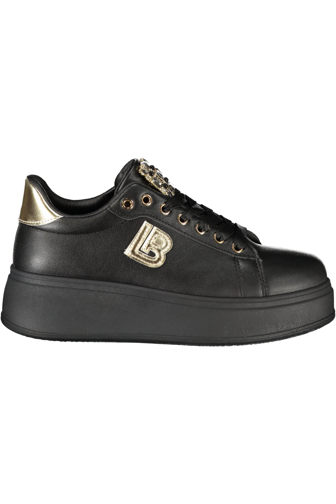 LAURA BIAGIOTTI WOMEN'S BLACK SPORTS SHOES