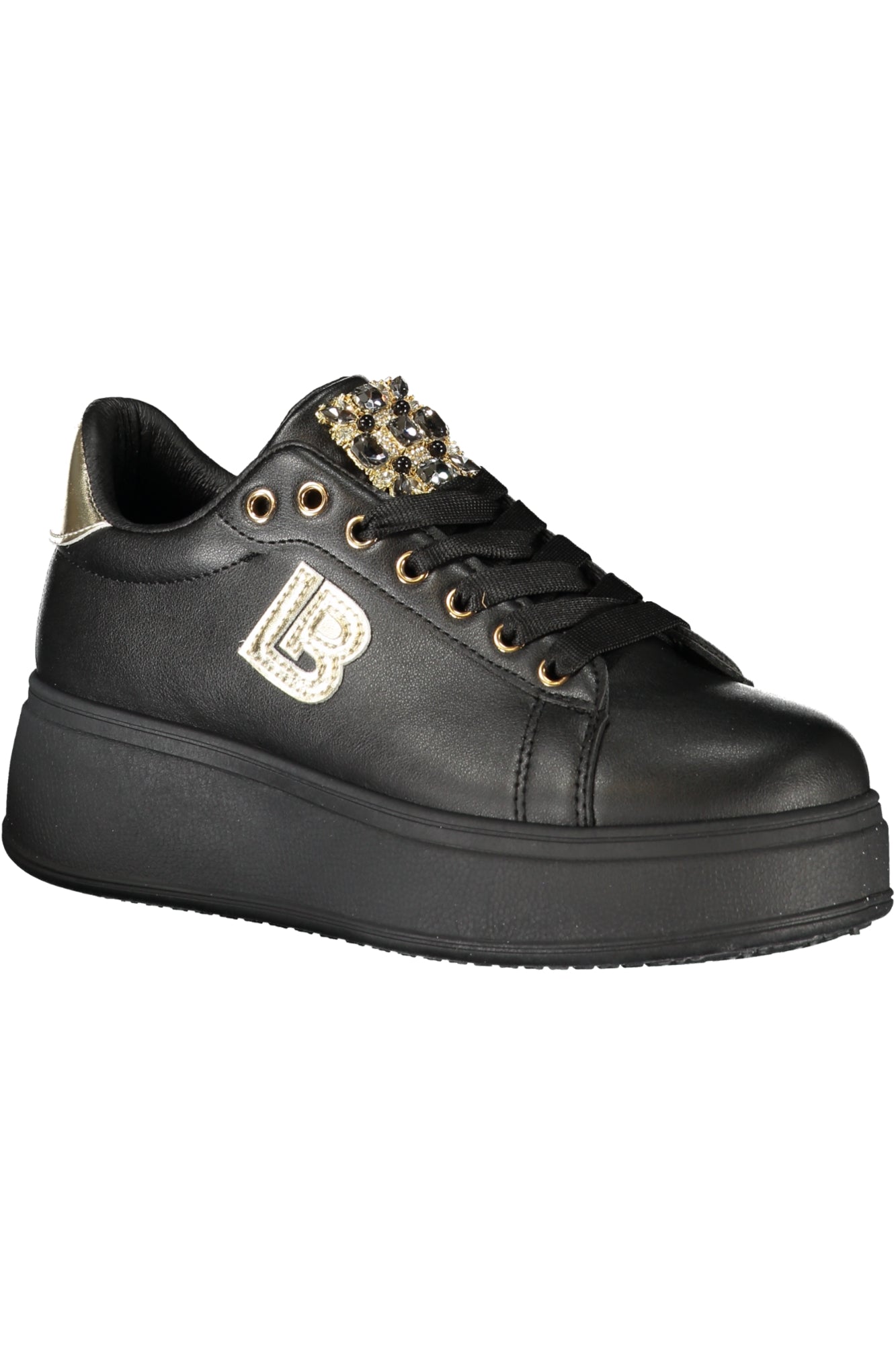 LAURA BIAGIOTTI WOMEN'S BLACK SPORTS SHOES