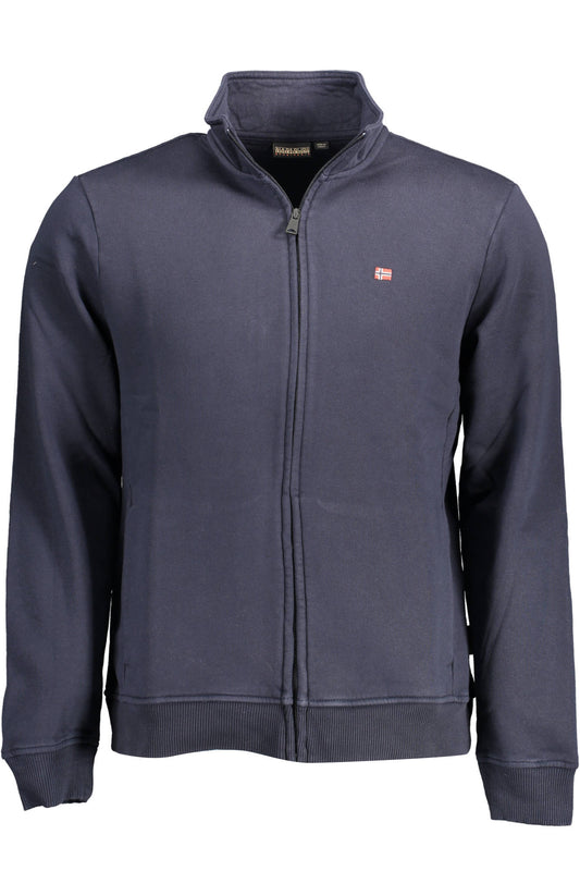 NAPAPIJRI MEN'S ZIP-UP SWEATSHIRT BLUE-0