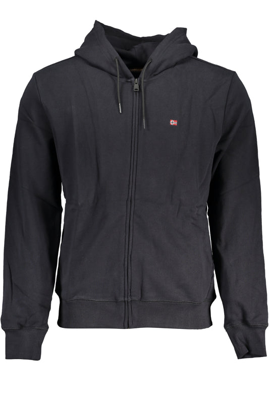 NAPAPIJRI MEN'S BLACK ZIP SWEATSHIRT-0