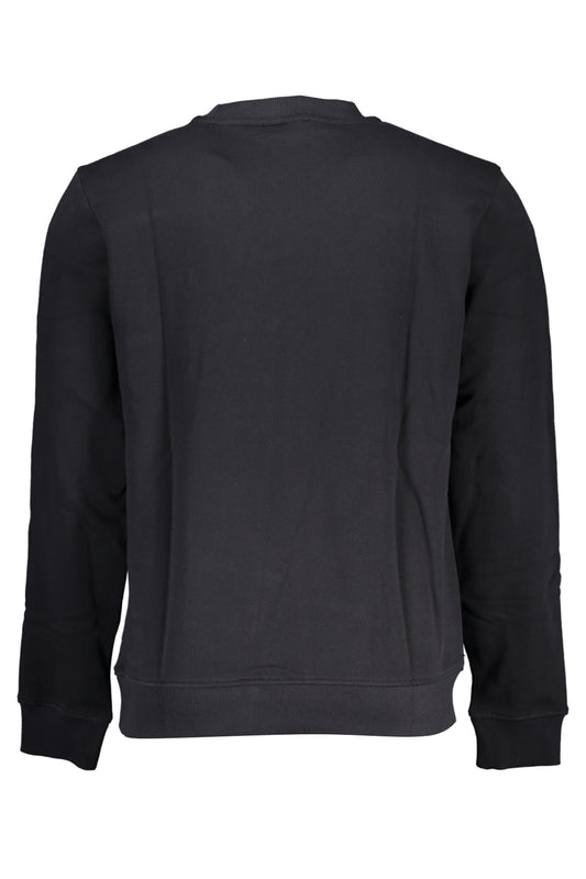 NAPAPIJRI MEN'S BLACK ZIPLESS SWEATSHIRT-1