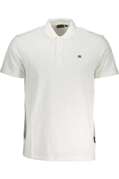 NAPAPIJRI POLO SHORT SLEEVES MEN WHITE-0
