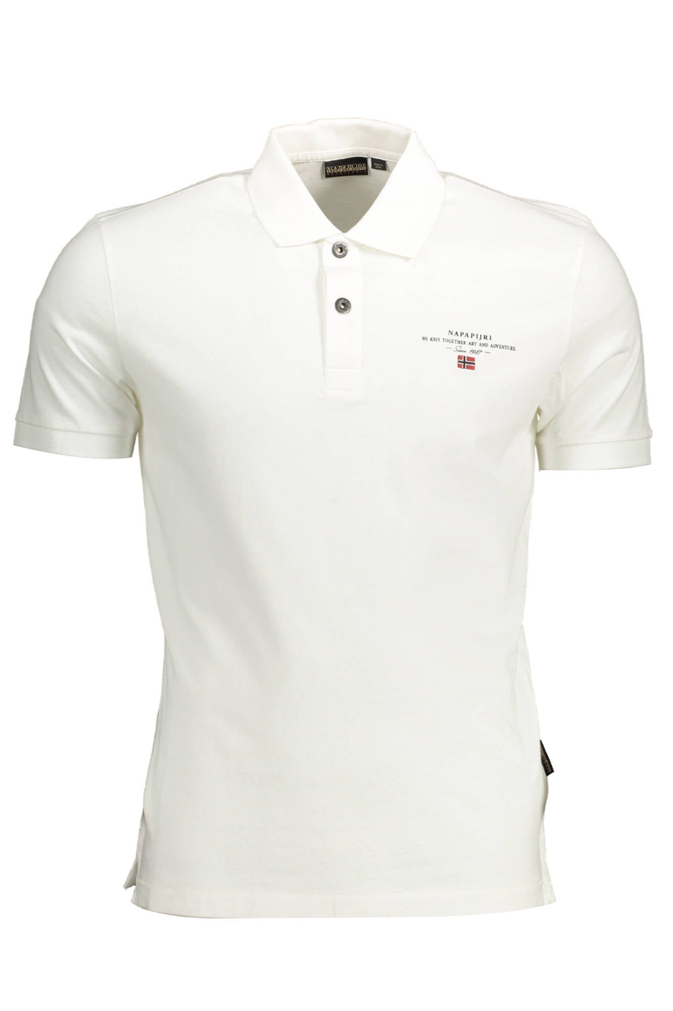 NAPAPIJRI POLO SHORT SLEEVES MEN WHITE-0