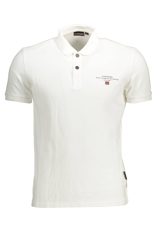 NAPAPIJRI POLO SHORT SLEEVES MEN WHITE-0