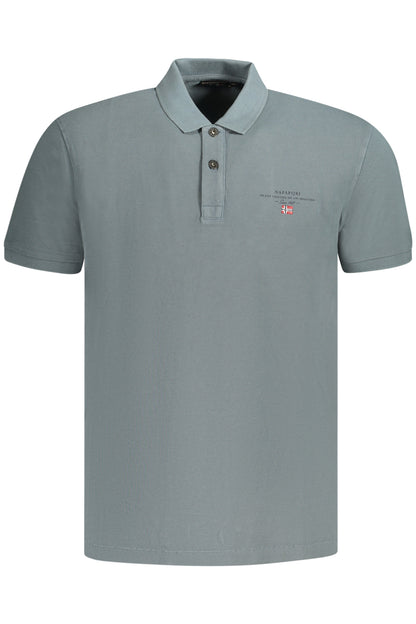 NAPAPIJRI POLO SHORT SLEEVES MEN GREY-0