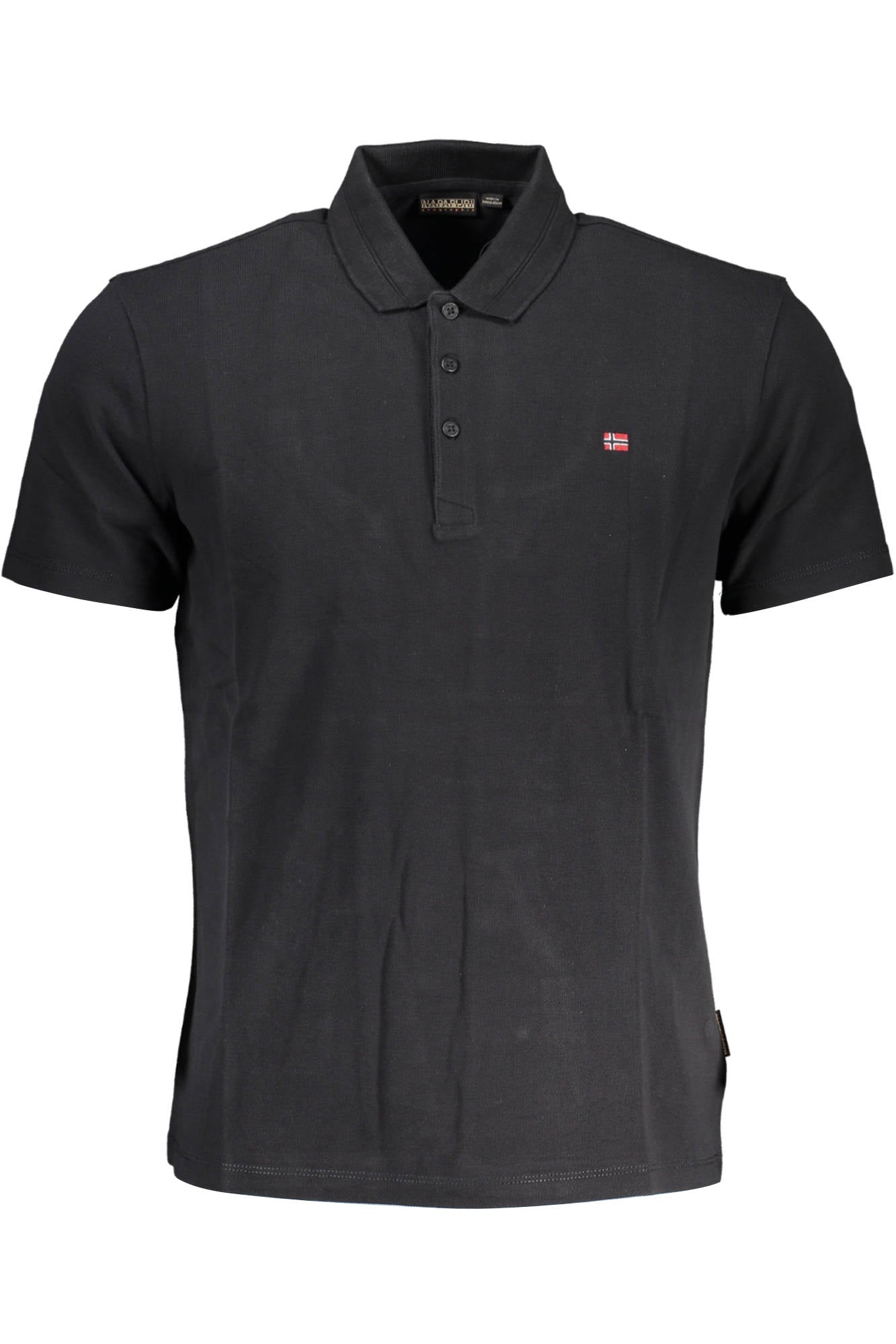 NAPAPIJRI POLO SHORT SLEEVE MEN BLACK-0