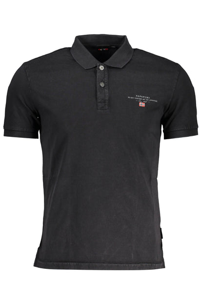 NAPAPIJRI POLO SHORT SLEEVE MEN BLACK-0