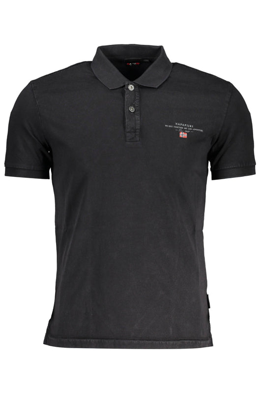 NAPAPIJRI POLO SHORT SLEEVE MEN BLACK-0