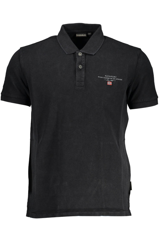 NAPAPIJRI POLO SHORT SLEEVE MEN BLACK-0