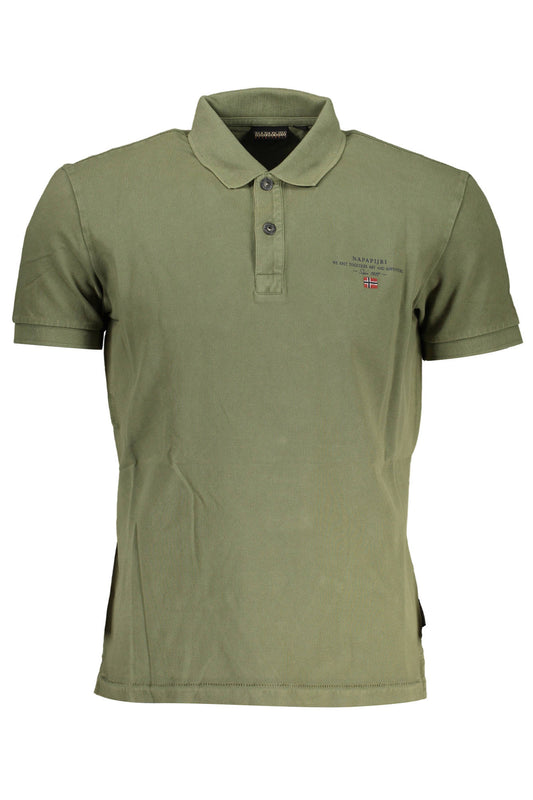 NAPAPIJRI POLO SHORT SLEEVES MEN GREEN-0