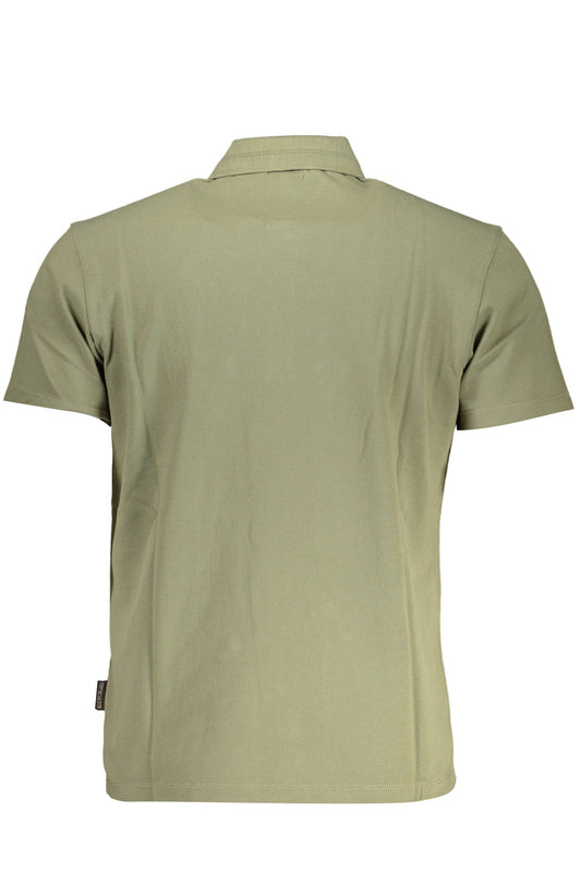NAPAPIJRI POLO SHORT SLEEVES MEN GREEN-1