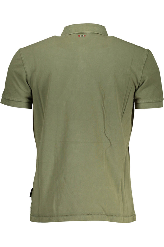 NAPAPIJRI POLO SHORT SLEEVES MEN GREEN-1