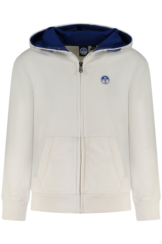 NORTH SAILS KIDS' ZIP-UP SWEATSHIRT WHITE-0