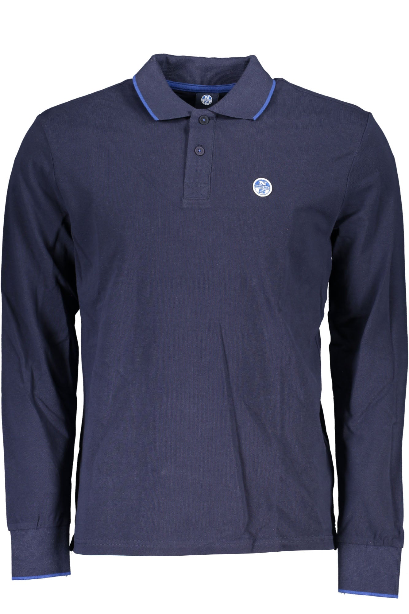 NORTH SAILS MEN'S LONG SLEEVED POLO SHIRT BLUE-0