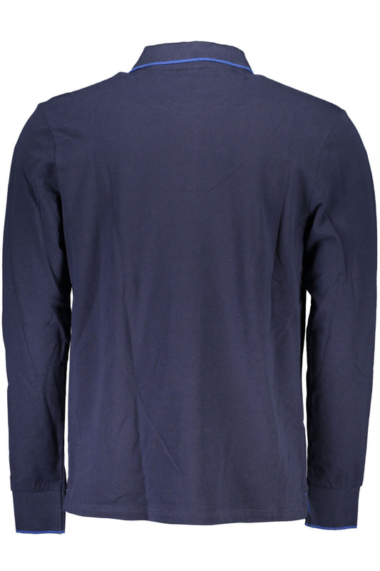 NORTH SAILS MEN'S LONG SLEEVED POLO SHIRT BLUE-1