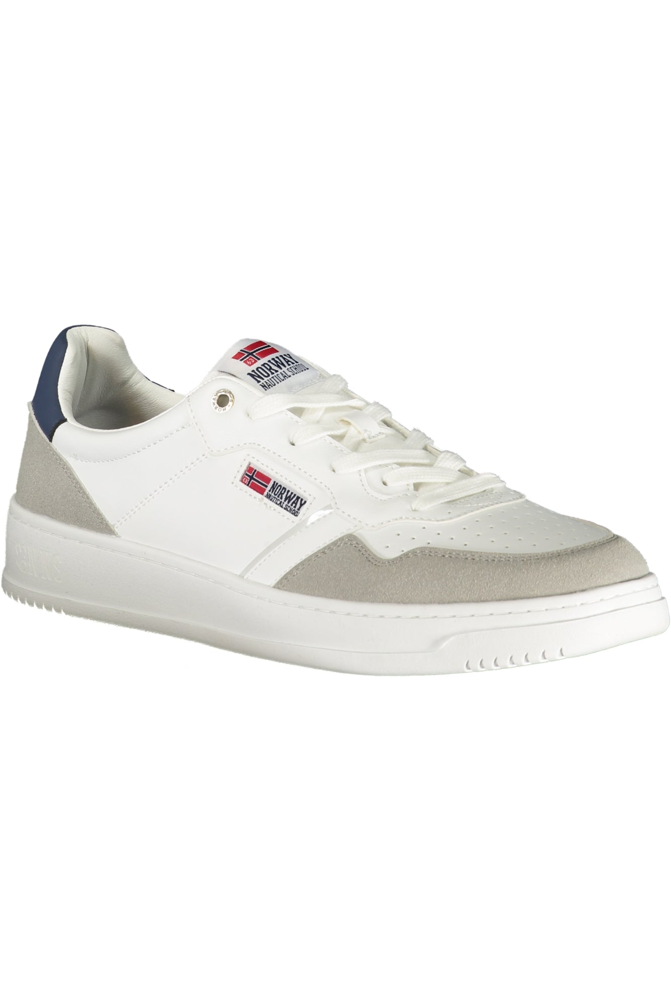 NORWAY 1963 MEN'S WHITE SPORTS SHOES-1