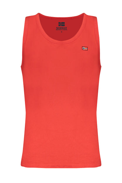 NORWAY 1963 MEN'S RED TANK TOP-0