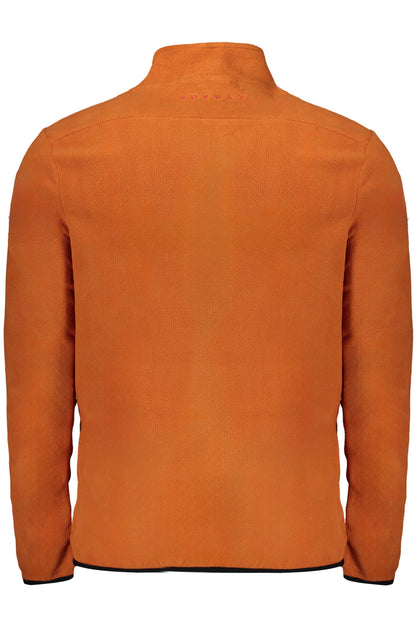 NORWAY 1963 MEN'S BROWN ZIP-UP SWEATSHIRT-1