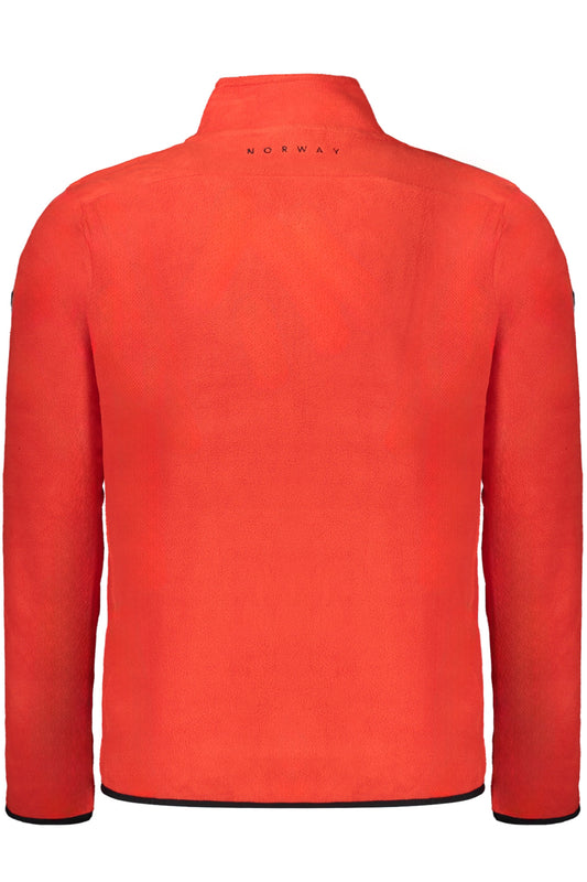 NORWAY 1963 RED MEN'S ZIP-UP SWEATSHIRT-1