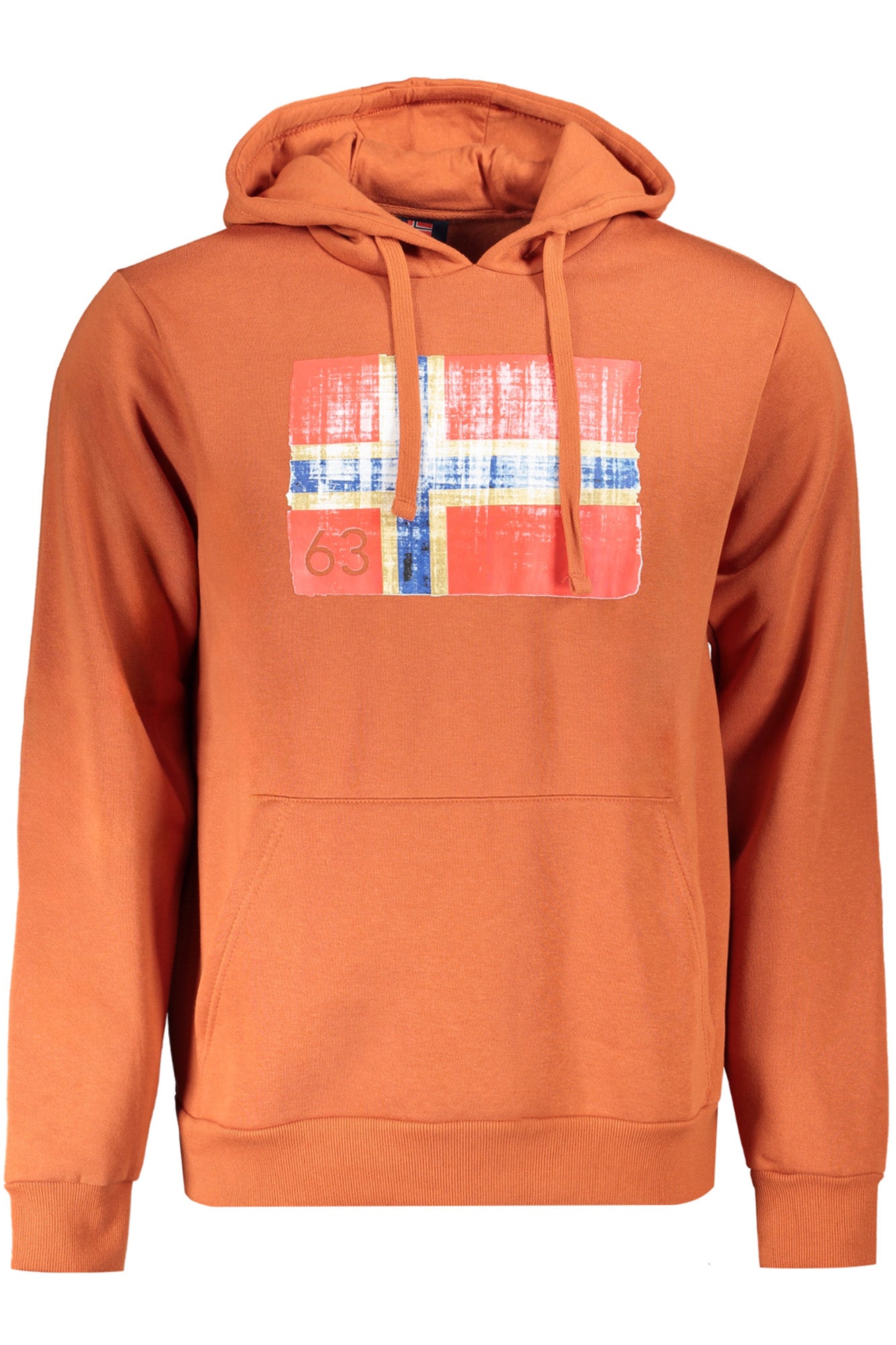 NORWAY 1963 MEN'S BROWN ZIP-UP SWEATSHIRT-0