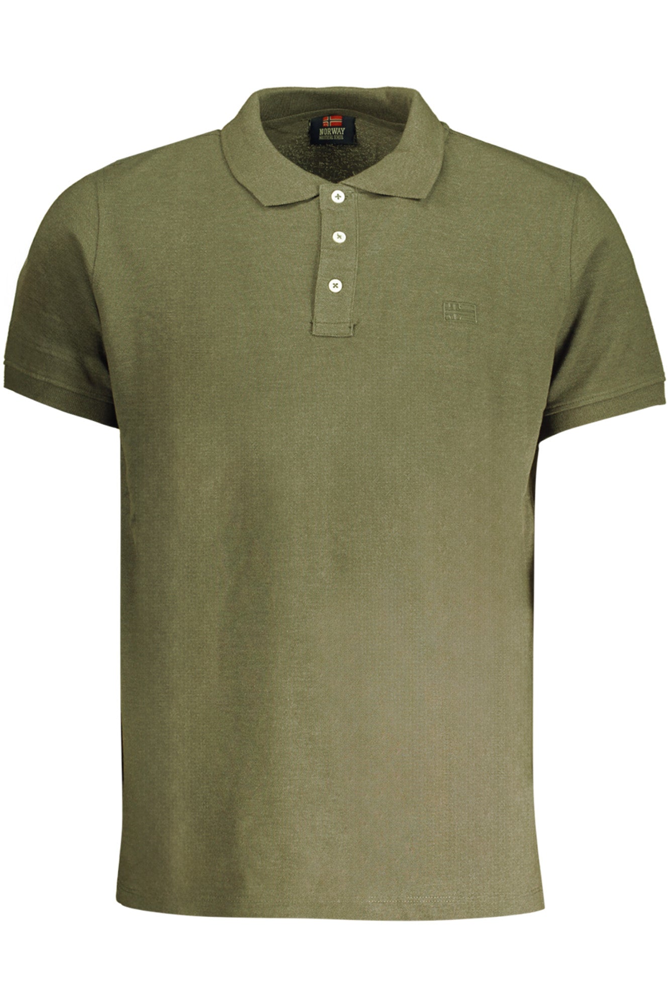 NORWAY 1963 GREEN MEN'S SHORT SLEEVED POLO SHIRT-0