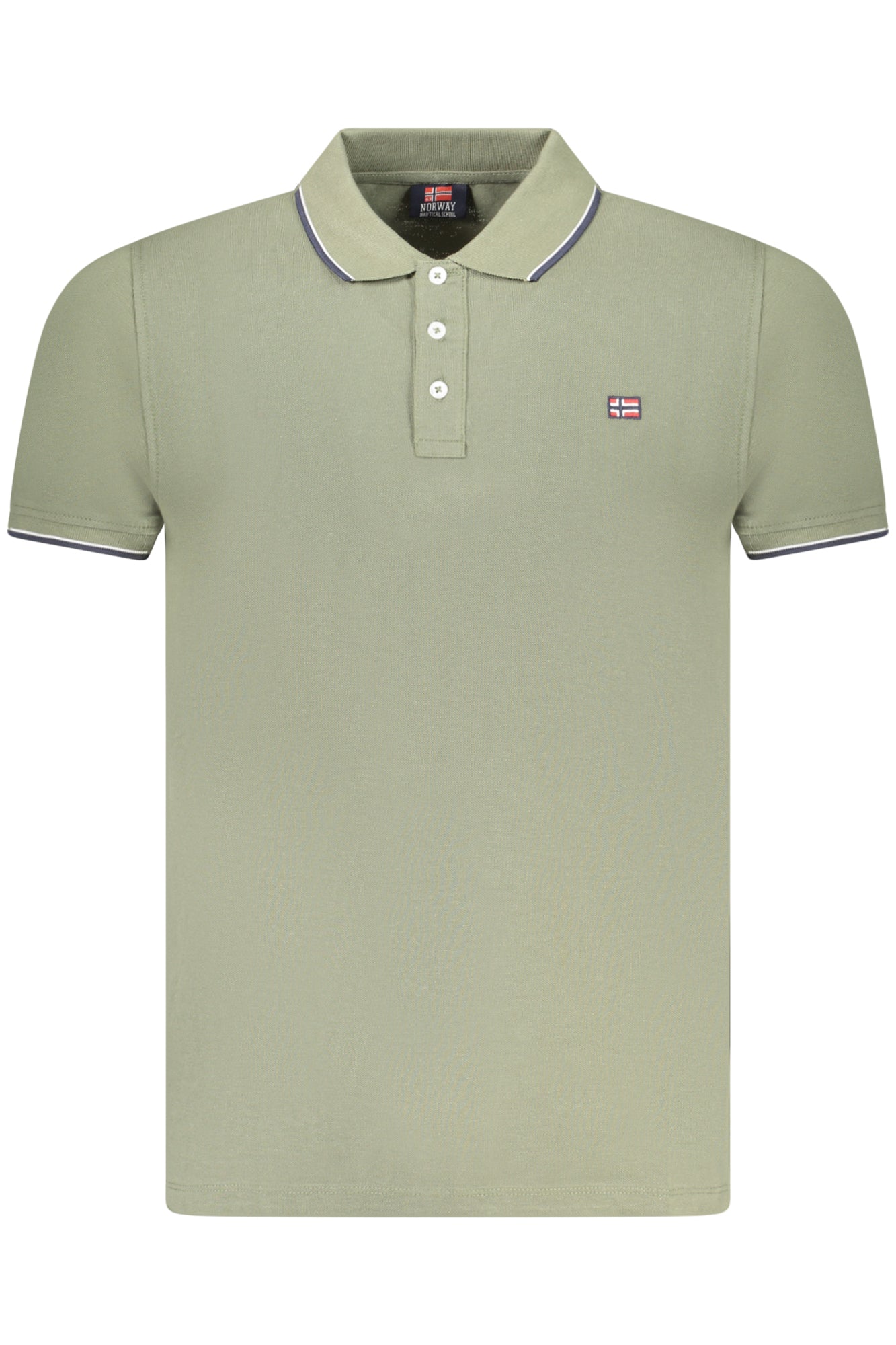 NORWAY 1963 MEN'S SHORT SLEEVE POLO GREEN-0