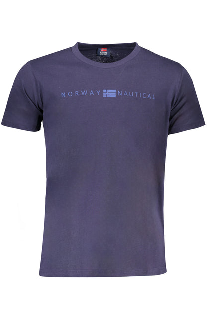 NORWAY 1963 MEN'S SHORT SLEEVE T-SHIRT BLUE-0
