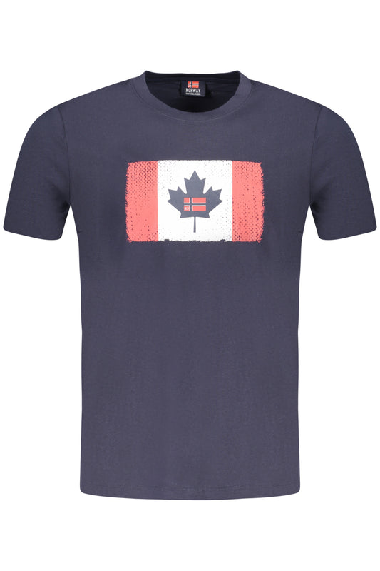 NORWAY 1963 MEN'S SHORT SLEEVE T-SHIRT BLUE-0
