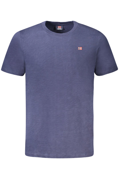 NORWAY 1963 MEN'S SHORT SLEEVE T-SHIRT BLUE-0