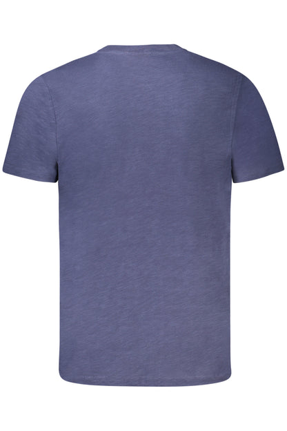NORWAY 1963 MEN'S SHORT SLEEVE T-SHIRT BLUE-1