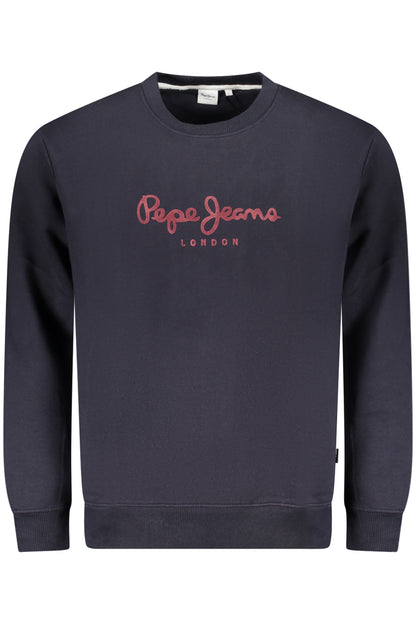 PEPE JEANS MEN'S BLUE ZIP-UP SWEATSHIRT-0