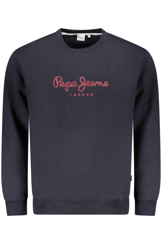 PEPE JEANS MEN'S BLUE ZIP-UP SWEATSHIRT-0