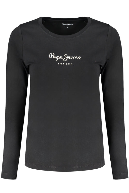 PEPE JEANS WOMEN'S LONG SLEEVE T-SHIRT BLACK-0