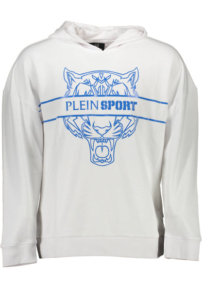 PLEIN SPORT SWEATSHIRT WITHOUT ZIP MAN WHITE-0
