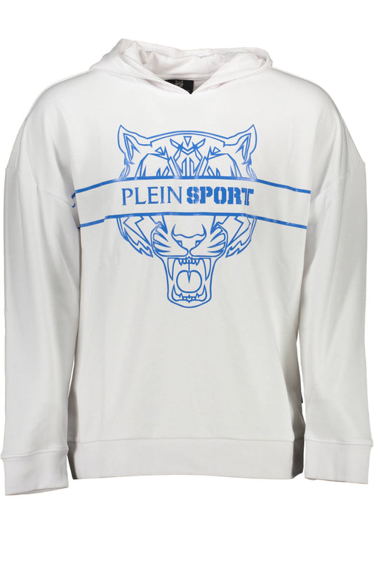 PLEIN SPORT SWEATSHIRT WITHOUT ZIP MAN WHITE-0