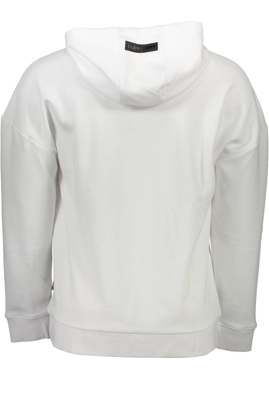 PLEIN SPORT SWEATSHIRT WITHOUT ZIP MAN WHITE-1