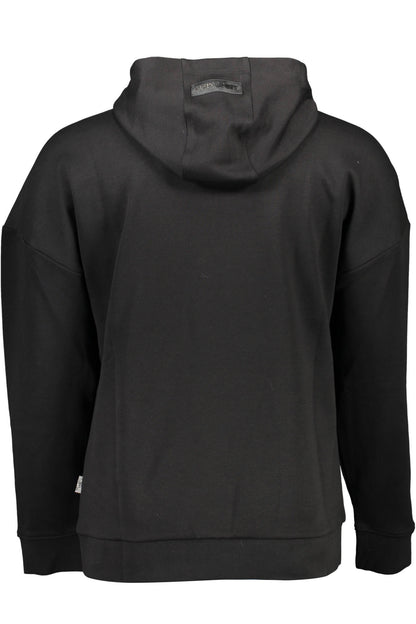 PLEIN SPORT MEN'S BLACK ZIP-UP SWEATSHIRT-1