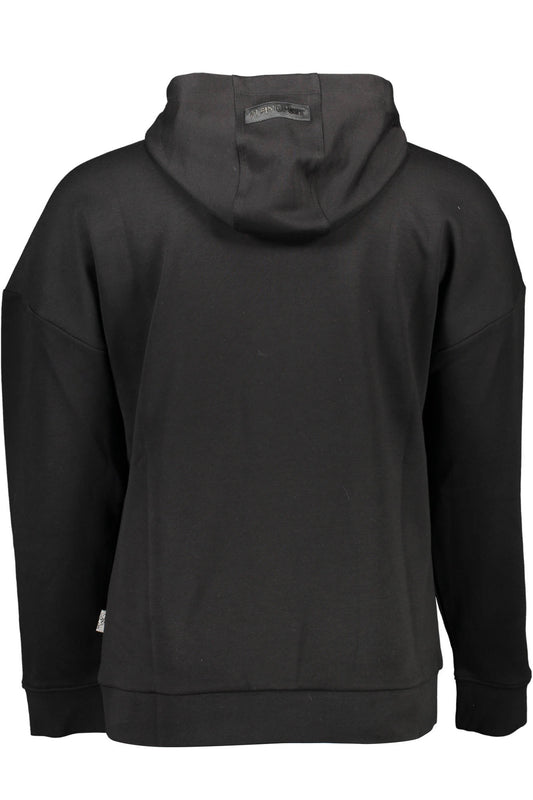 PLEIN SPORT MEN'S BLACK ZIP-UP SWEATSHIRT-1