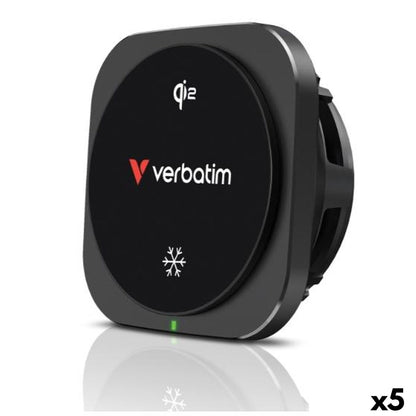 Car Charger Verbatim QI2 Black 15 W (5 Units)-0