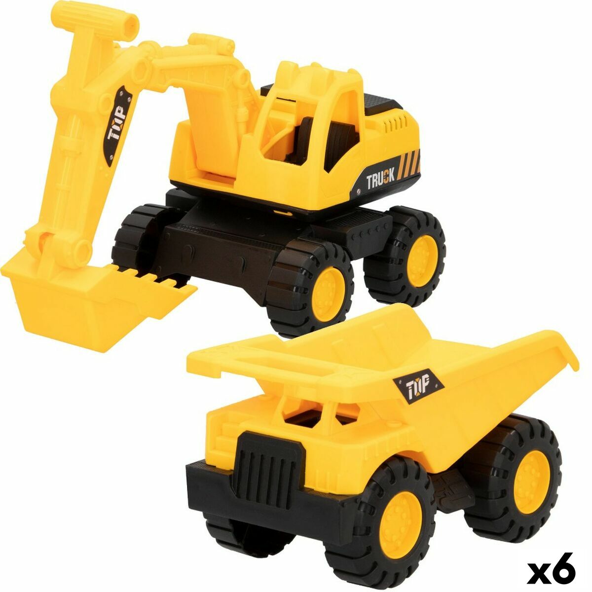 Construction Vehicles Speed & Go 18,5 x 10,5 x 10 cm (6 Units)-0