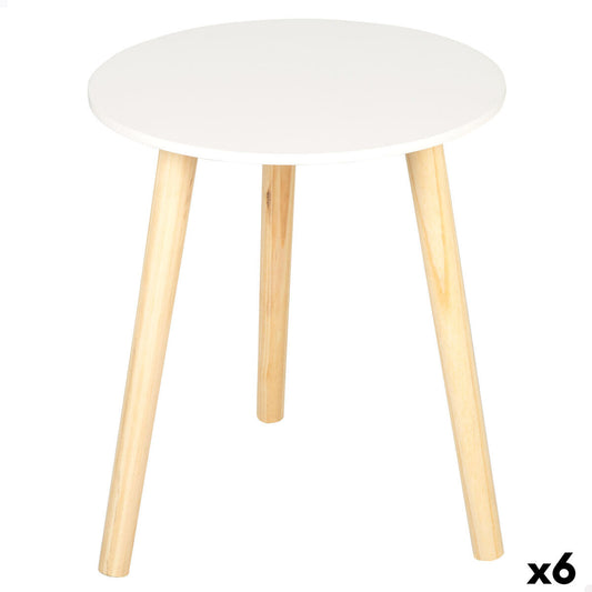 Side table Max Home White 35 x 40 x 35 cm (6 Units)-0