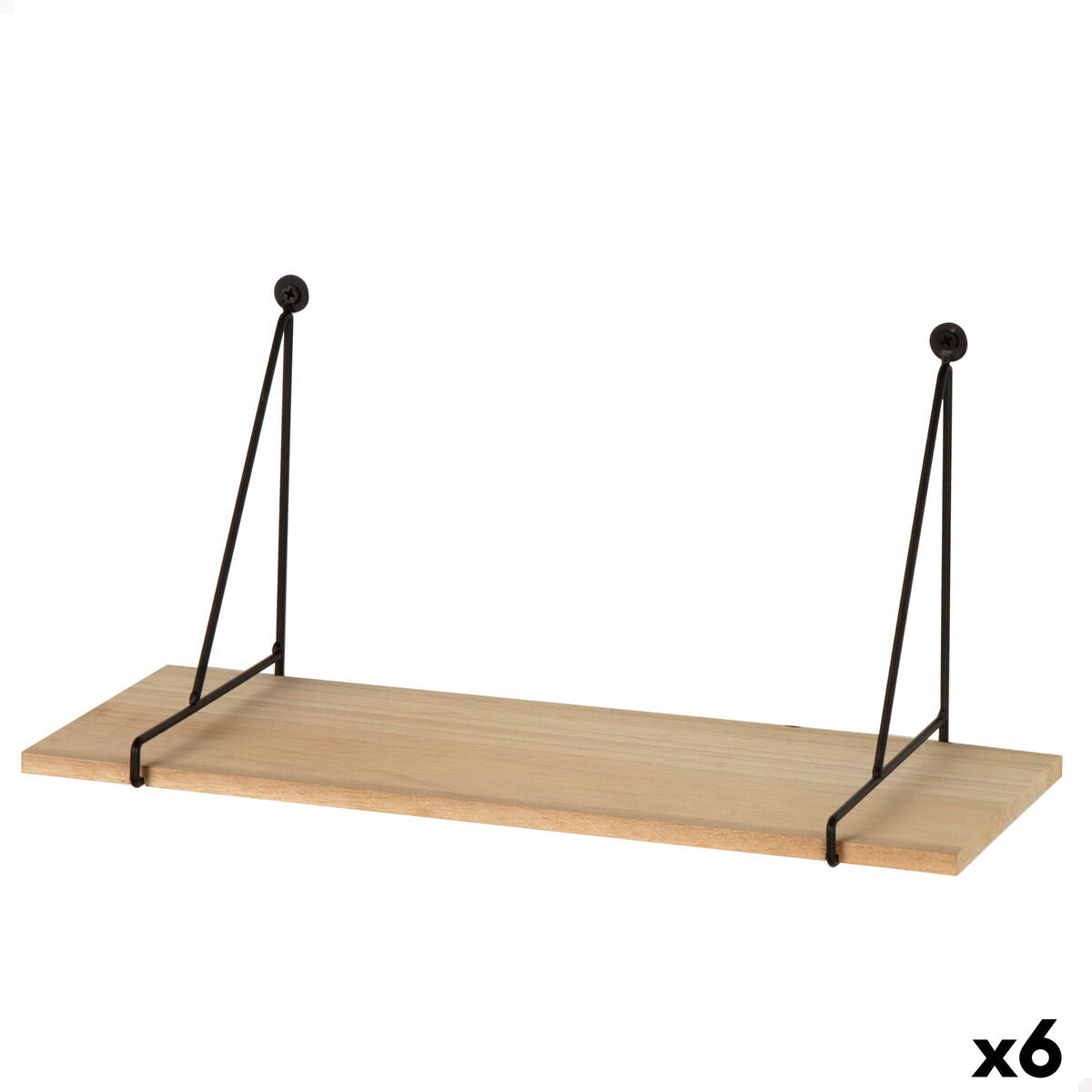 Shelve Max Home Iron MDF Wood 40 X 20 X 14,5 CM (6 Units)-0