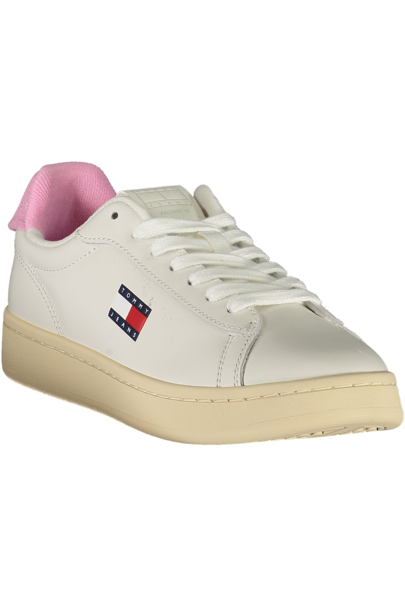 TOMMY HILFIGER WOMEN'S WHITE SPORTS SHOES-1